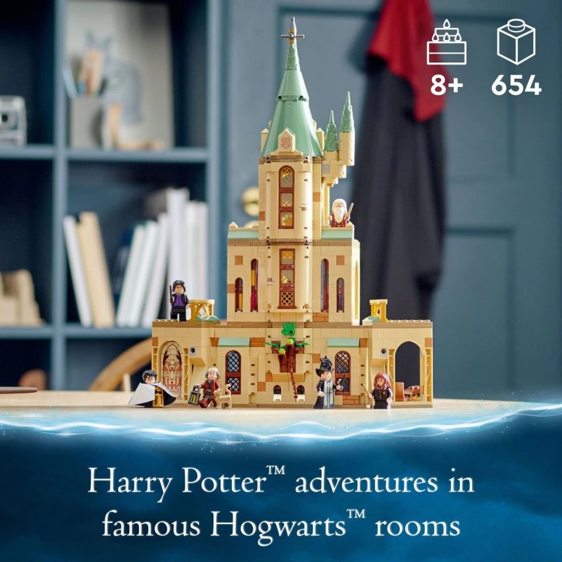 LEGO Harry Potter Hogwarts: Dumbledore’s Office 76402 Castle Toy, Set with Sorting Hat, Sword of Gryffindor and 6 Minifigures, for Kids Aged 8 Plus - Image 3