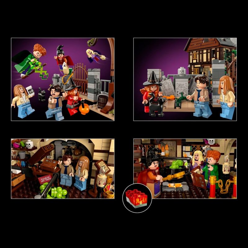 LEGO – Ideas Disney Hocus Pocus: The Sanderson Sisters’ Cottage Building Set, Halloween Gift for Adults 21341 - Image 5
