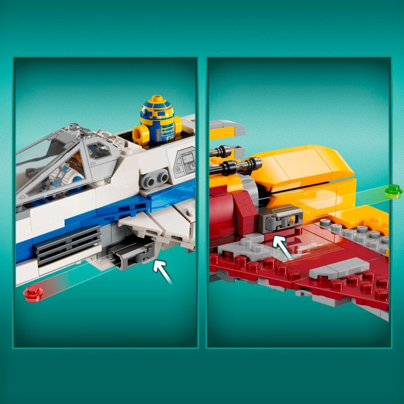LEGO – Star Wars: Ahsoka New Republic E-Wing vs. Shin Hati’s Starfighter Building Toy Set 75364 - Image 4