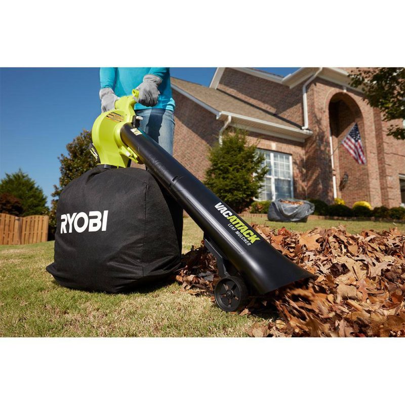 RYOBI 40V Vac Attack Cordless Leaf VacuumMulcher with (2) 5.0 Ah Batteries and (1) Charger RY40451-2B - Image 3