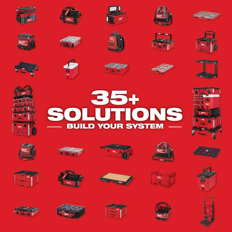 MW PACKOUT 22 in. Rolling Tool Box, 22 in. Large Tool Box and 22 in. Medium Tool Box 8426-8425-8424 - Image 6