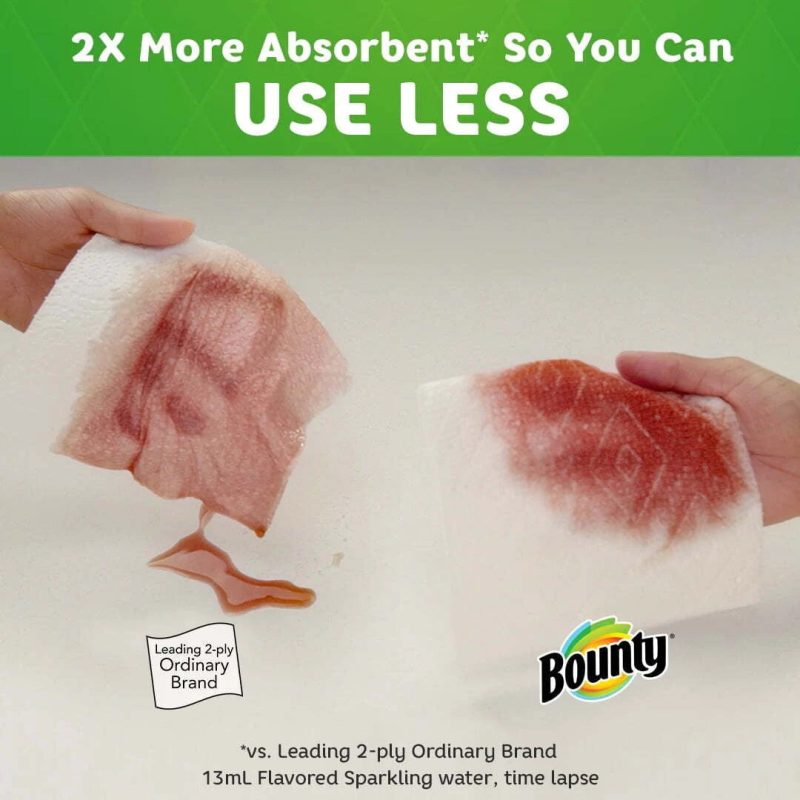 Bounty Select-a-Size Paper Towels, 12 Double Rolls, White - Image 6