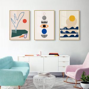Abstract Sunset Scene