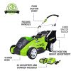 Greenworks 40V Cordless Lawn Mower, 16′′ Deck, 4.0Ah Battery & Charger Included, Lightweight, 5-Position Height Adjustment - Image 10