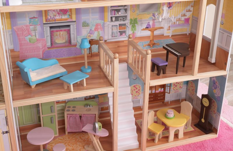 KidKraft Majestic Mansion Wooden Dollhouse with 34 Accessories - Image 8