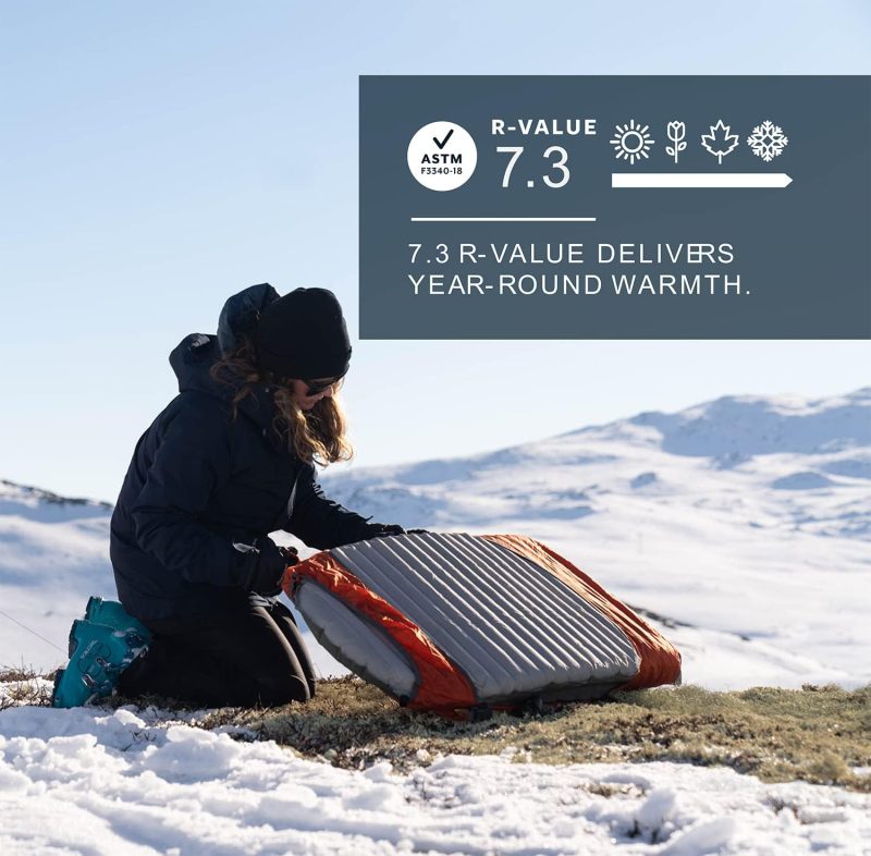 Therm-a-Rest Neoair Xtherm Nxt Ultralight Sleeping Pad, Neptune, 72   x20   , Water Resistant, 7.3 R-Value, USA Made - Image 7