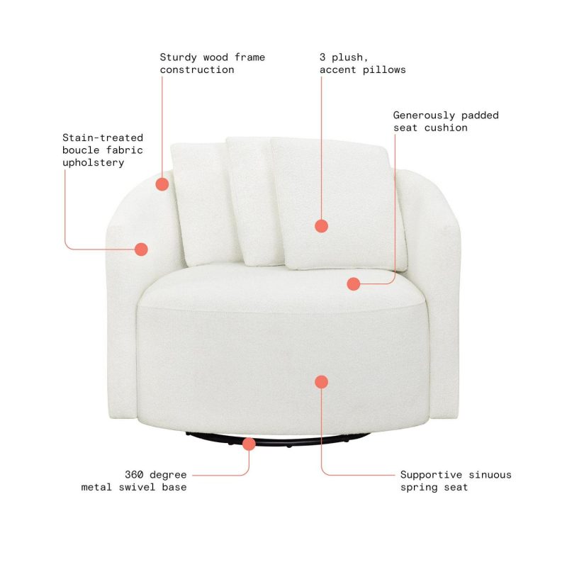 Beautiful Drew Chair by Drew Barrymore, Cream - Image 7