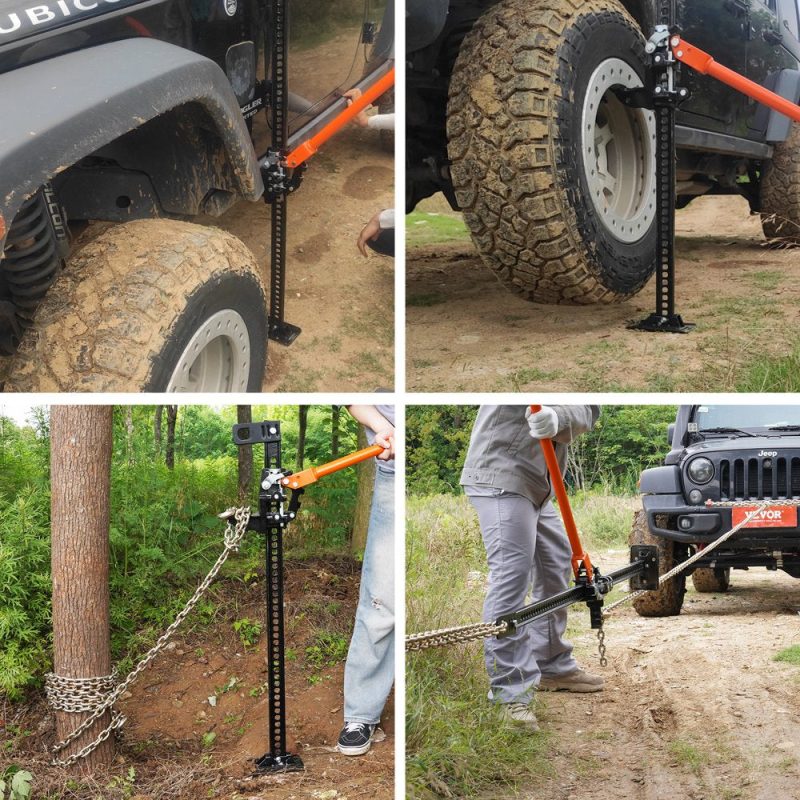 48" off Road Farm Jack Hoist 7000 Lbs High Lift Tractor Vehicle'S Winch - Image 6