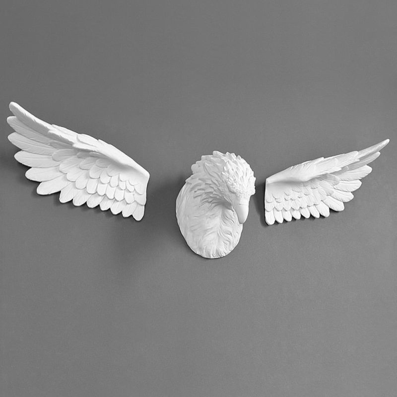 3D Eagle Head Wall Statue - Image 2