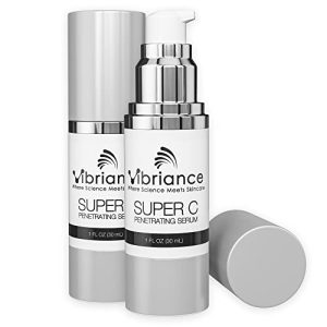 2024 Vibriance Super C Serum for Mature Skin  Made in USA  All-In-One Formula Hydrates  Firms  Lifts  Smooths  Targets Age Spots  Wrinkles  Vitamin C Serum; 1 fl oz – Pack of 2