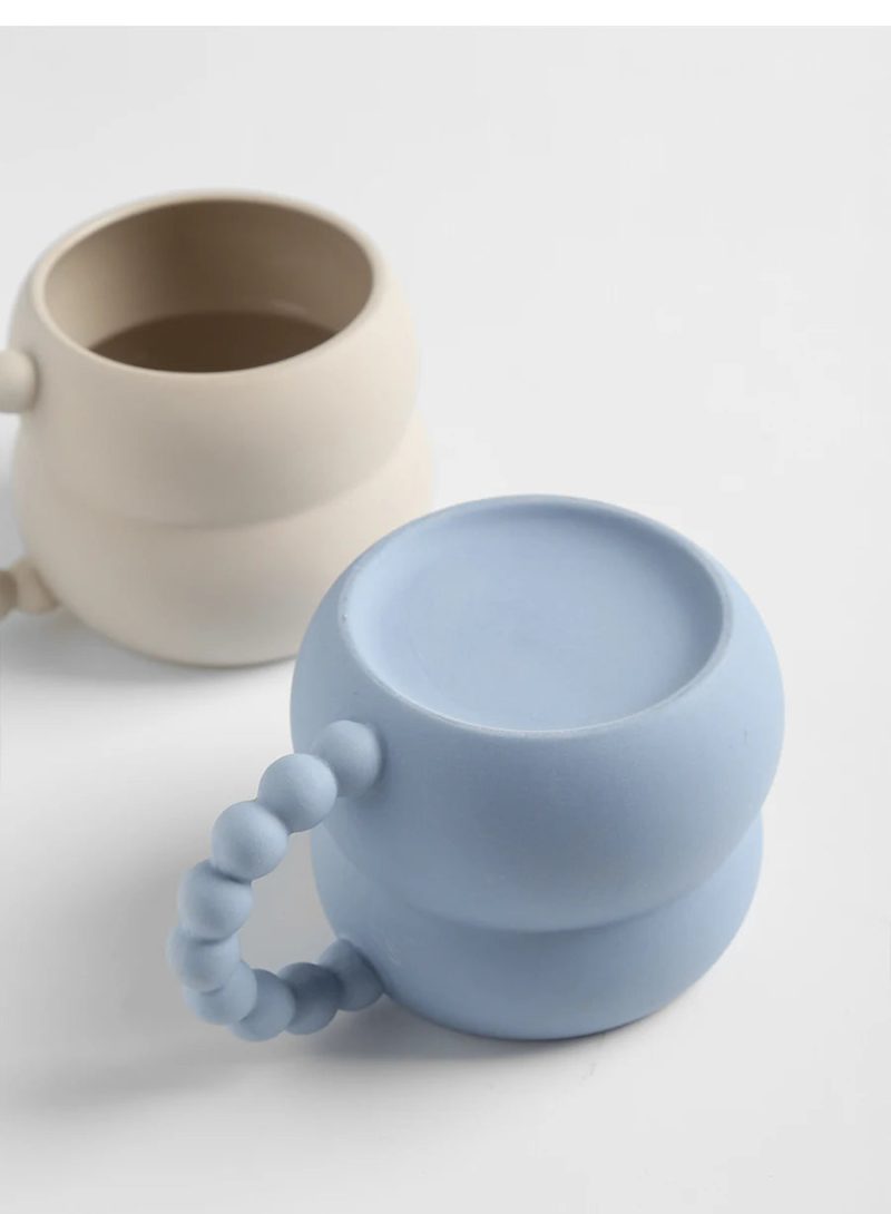 250ml Creative Ceramic Mug Cute Coffee Cup Breakfast Milk Cup Nordic Home Decor Handmade Art Afternoon Tea Cup Couple Gifts - Image 20