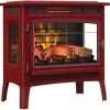 Duraflame 3D 24 W x 23.4 H x 12.9 D 34.1lb Infrared Electric Fireplace Stove - Cream - Image 3