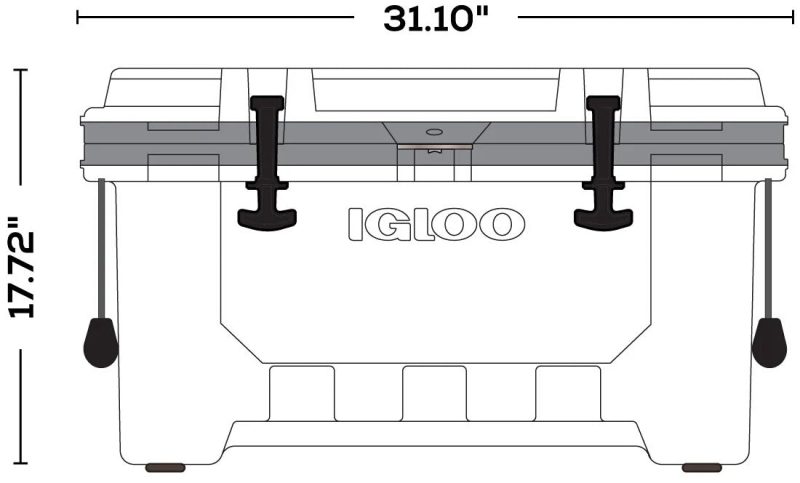Igloo – IMX 70 Quart Cooler – White - 图片 6
