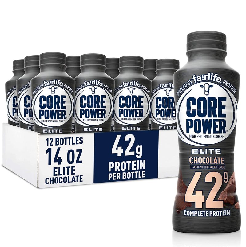 Core Power Elite High Protein Shakes (42g), Chocolate, Ready to Drink for Workout Recovery, 14 Fl Oz (Pack of 12) - 图片 12