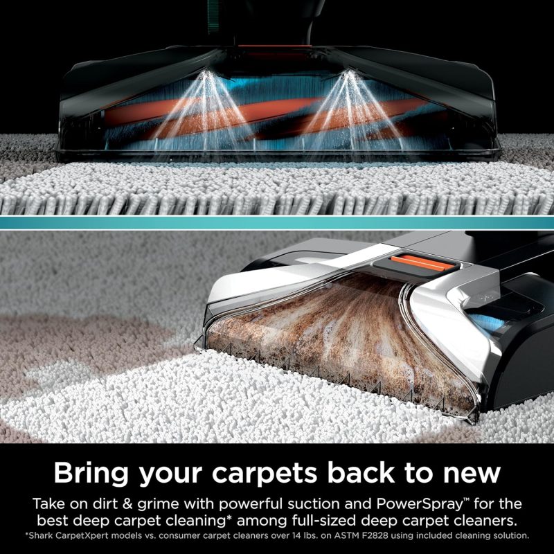 Shark CarpetXpert EX201 Carpet Cleaner, Cyan �C Deep Cleaning with StainStriker, Perfect for Pets, Includes Spot & Stain Remover Tools - Image 3