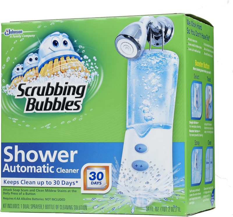 Scrubbing Bubbles Automatic Shower Cleaner Starter Kit, 34 oz Spray, Fresh Scent, 30-Day Clean - Image 4