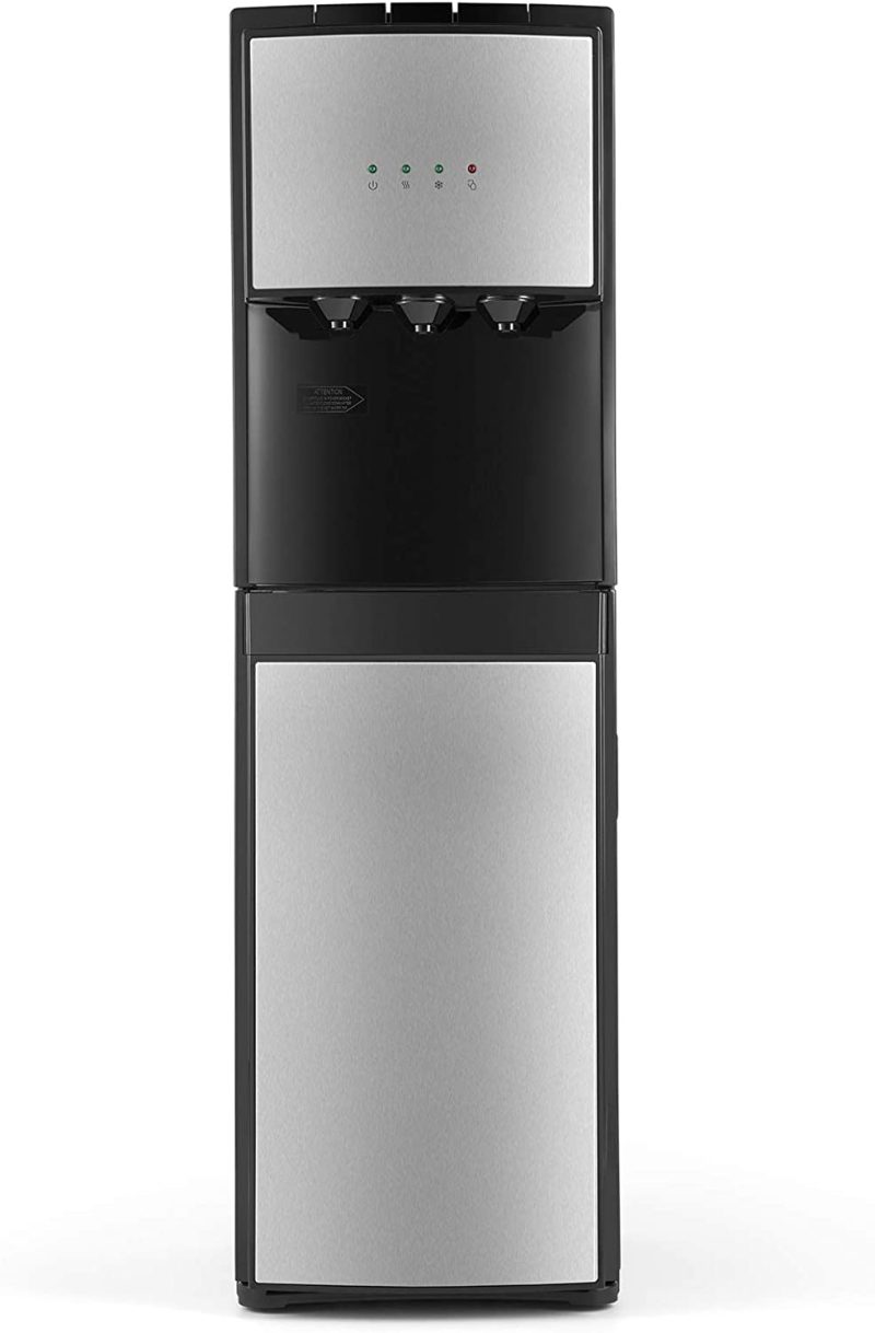 5 Gallon Water Dispenser Bottom Loading Hot Cold Water Cooler Stainless 3 Temperature Spouts - Image 2