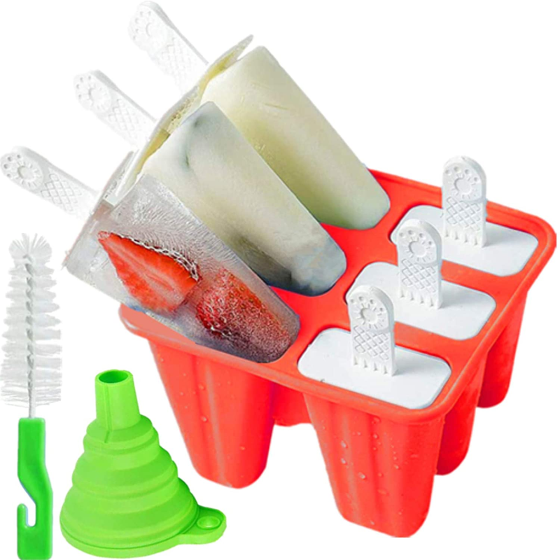 6, 10 Or 12 Pieces Reusable Silicone Popsicle Molds – Easy Release - Image 10