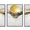 Abstract Golden Orb Wall Art - Image 7