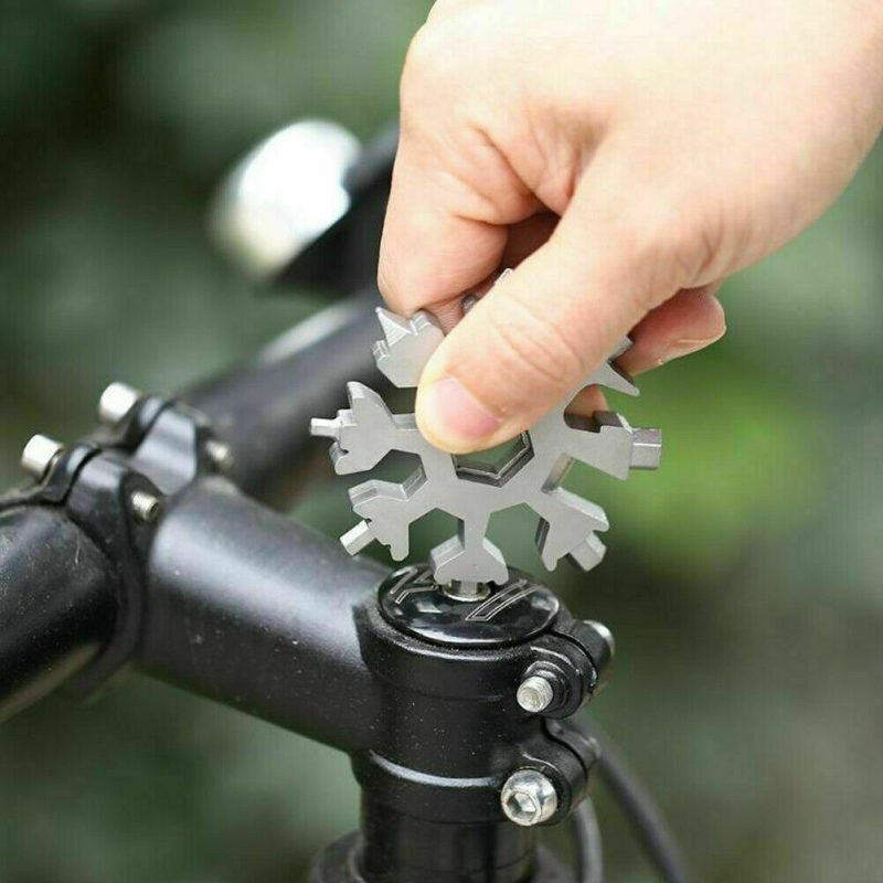 18 In 1 Snowflake Tactical Keychain Multi Tool - Image 5
