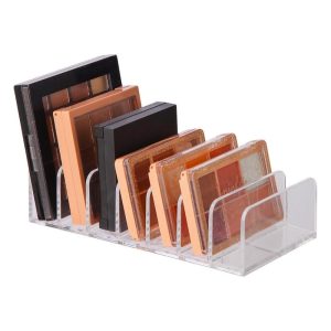 7 Grids Clear Acrylic Eyeshadow Compact Organizer