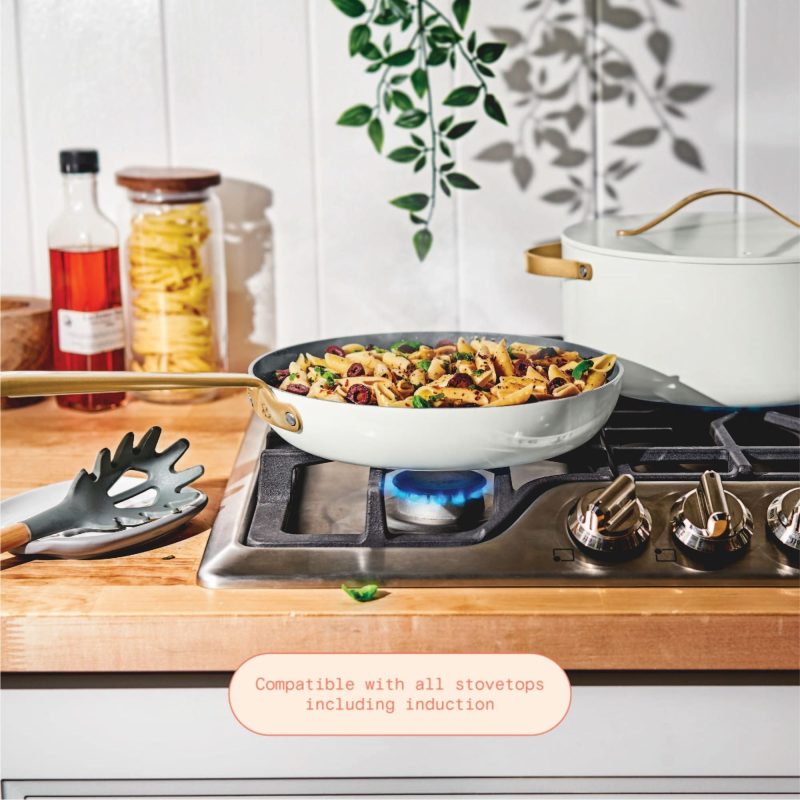 Beautiful 22pc Cookware Set, White Icing by Drew Barrymore - Image 9