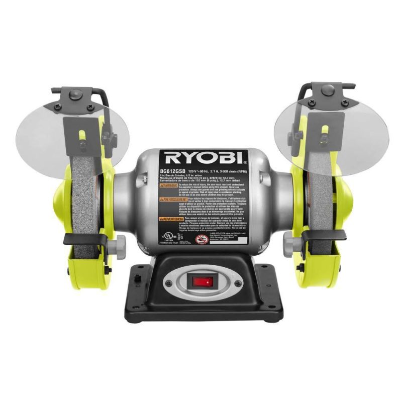 RYOBI 2.1 Amp 6?? Grinder with LED lights BG612G - Image 2