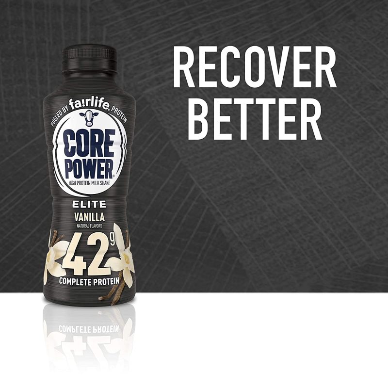 Fairlife Core Power Elite High Protein Shake (42g), Vanilla, Ready To Drink for Workout Recovery, 14 Fl Oz Bottles (12 Pack) - Image 24