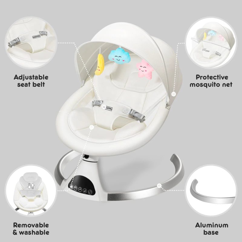 HARPPA Weddell | Electric Baby Swing - Image 45