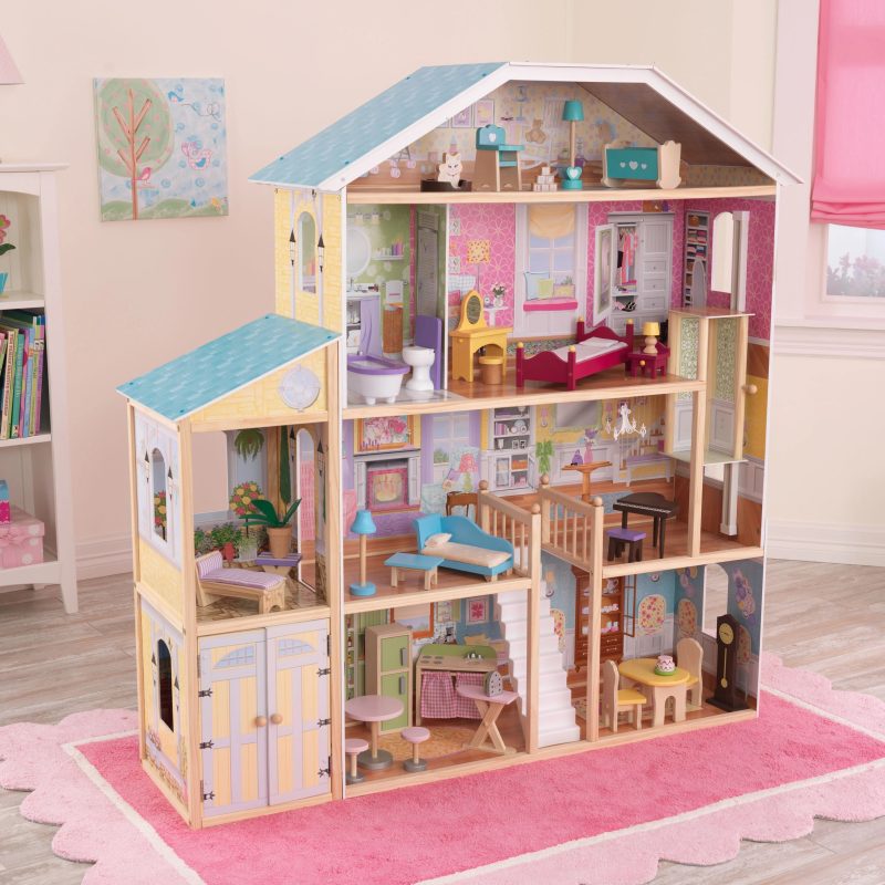KidKraft Majestic Mansion Wooden Dollhouse with 34 Accessories - Image 3