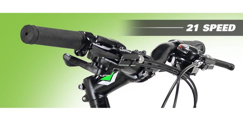 Genesis 27.5 RCT Mens Mountain Bike, Black/Green - Image 6