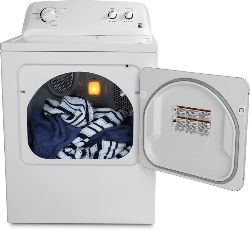 Kenmore 29" Front Load Electric Dryer with Wrinkle Guard and 7.0 Cubic Ft. Total Capacity, White - 图片 8