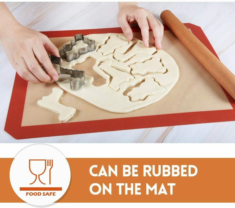 3-Pack Silicone, Nonstick, Heat Resistant, Baking Oven Mats - Image 7