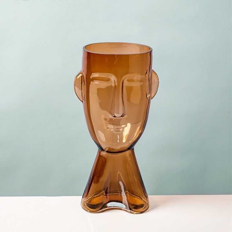 Abstract Human Face Flower Vase - Image 9