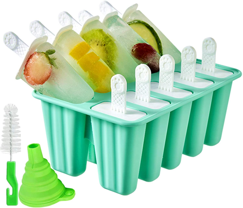 6, 10 Or 12 Pieces Reusable Silicone Popsicle Molds – Easy Release - Image 7