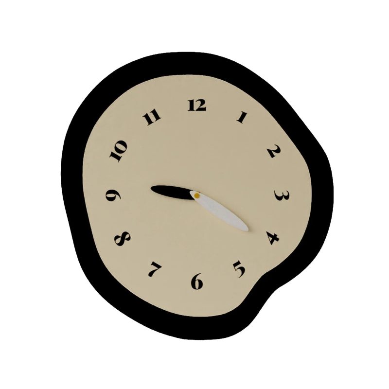 Abstract Design Living Room Wall Clock - Image 4