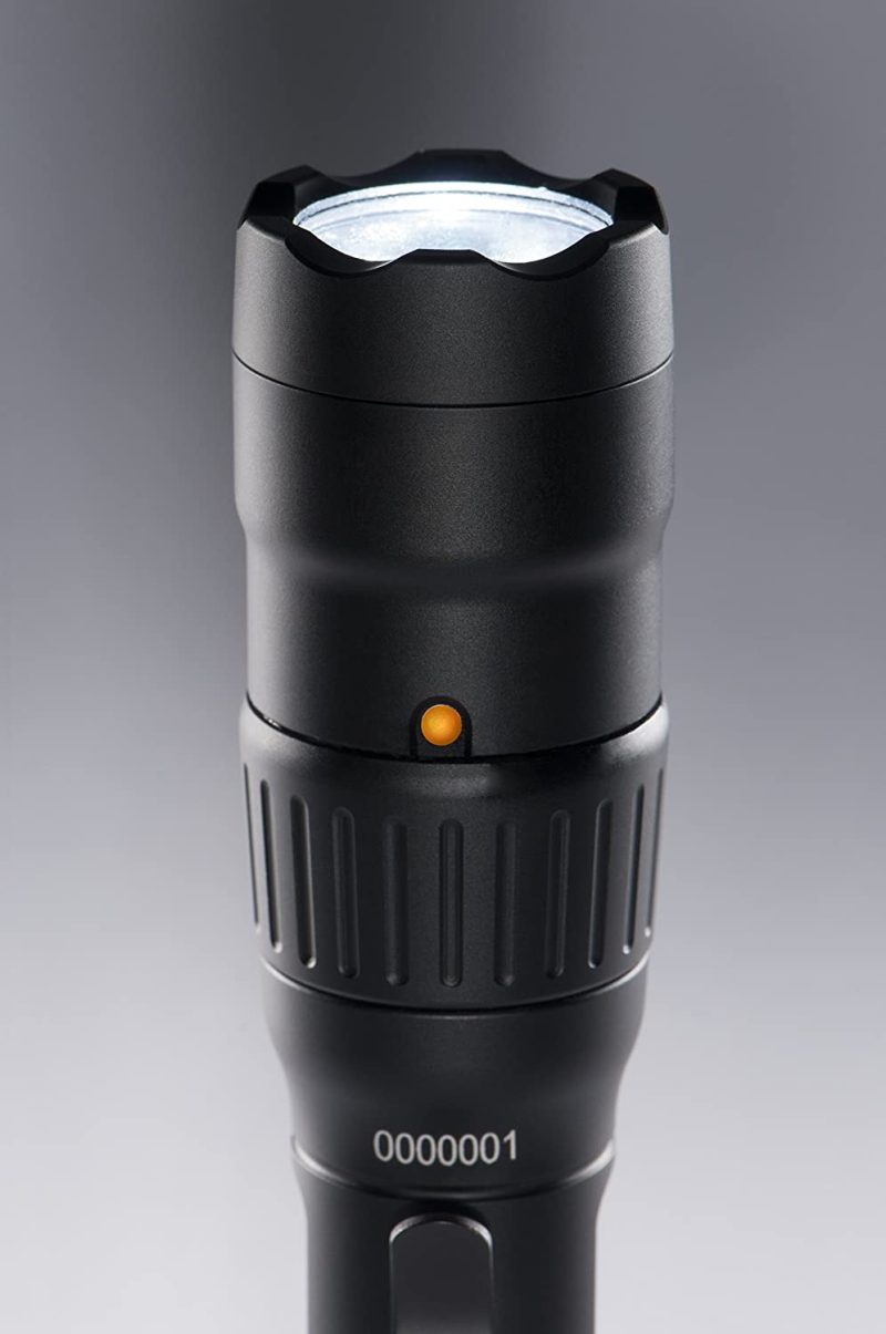7600 Rechargeable Tactical Flashlight (Black) - Image 4