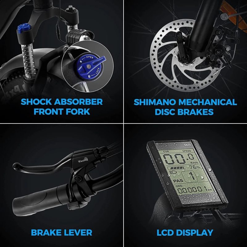 Outdoor electric bike with 48V/15Ah lithium battery - Image 3