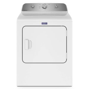 Maytag - 7.0 Cu. ft. Electric Dryer with Wrinkle Prevent - White - MadeInUSA