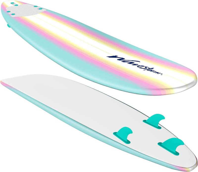 Classic Soft Top Foam 8ft Surfboard - 图片 27