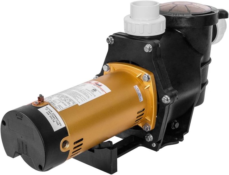 XtremepowerUS 2HP In-Ground Swimming Pool Pump Variable Speed 2" Inlet 230V High Flo w/ Slip-On Fitting - Image 4