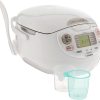 Zojirushi, Made in Japan Neuro Fuzzy Rice Cooker, 5.5-Cup, Premium White - Image 2