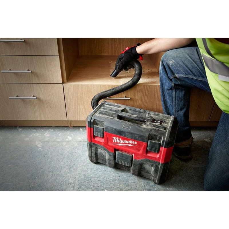 0880-20-48-59-1850 M18 18-Volt 2 Gal. Lithium-Ion Cordless Wet/Dry Vacuum with M18 XC 5.0 Ah Starter Kit - Image 28