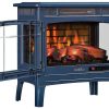 Duraflame 3D 24 W x 23.4 H x 12.9 D 34.1lb Infrared Electric Fireplace Stove - Cream - Image 17