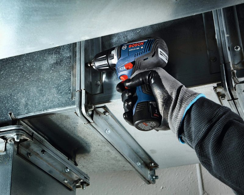 BOSCH CLPK22-120 12V Max Cordless 2-Tool 3/8 in. Drill/Driver and 1/4 in. Impact Driver Combo Kit with 2 Batteries, Charger and Case,Blue - Image 38