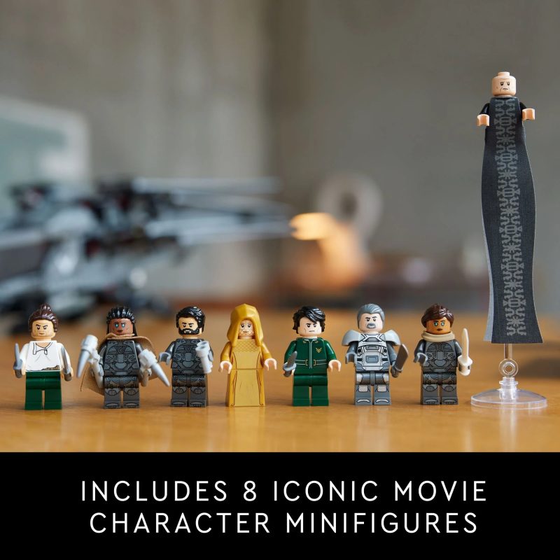 LEGO Icons Dune Atreides Royal Ornithopter, Collectible Dune Inspired Model for Build and Display, Adult Gift Idea for Sci-Fi Movie Fans, 8 Dune Minifigures such as Chani and Baron Harkonnen, 10327 - Image 6