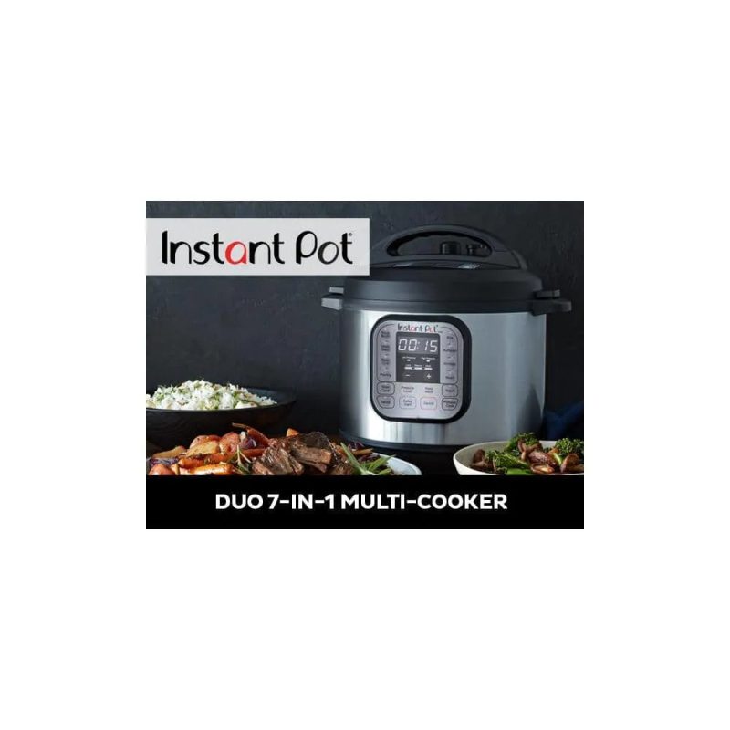 Instant Pot 8 qt. Stainless Steel Duo Electric Pressure Cooker - 图片 3