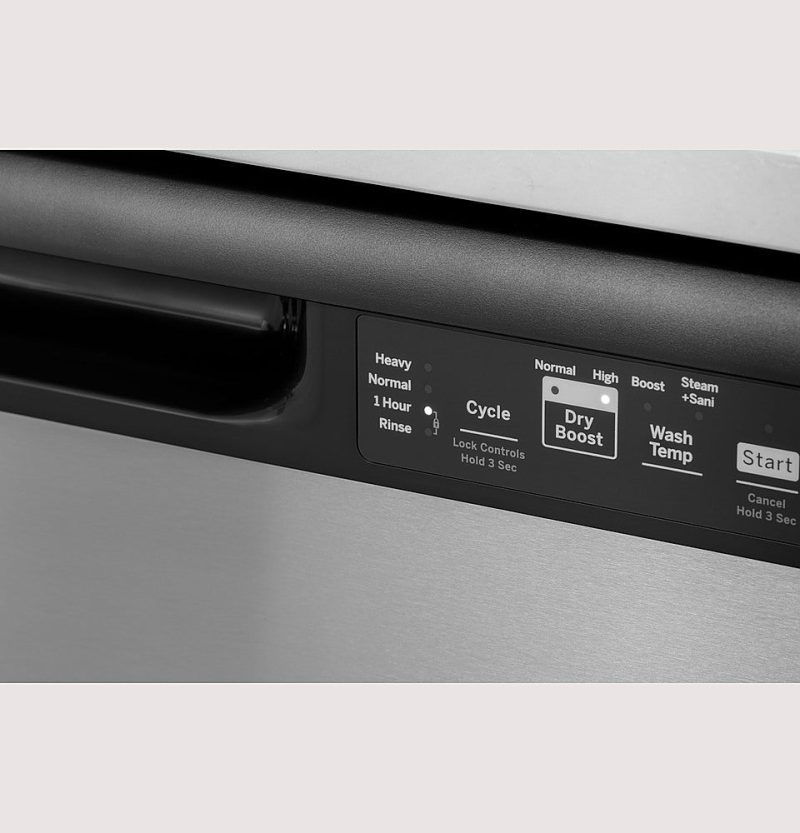 GE – Front Control Built-In Dishwasher with 55 dBA – Stainless steel - Image 8