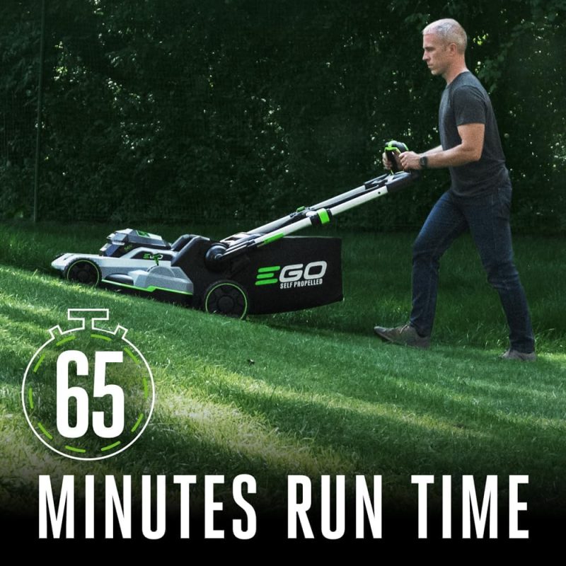 EGO Power+ LM2102SP-A 21-Inch 56-Volt Lithium-ion Self-Propelled Cordless Lawn Mower (2) 4.0Ah Battery and Rapid Charger Included - Image 5