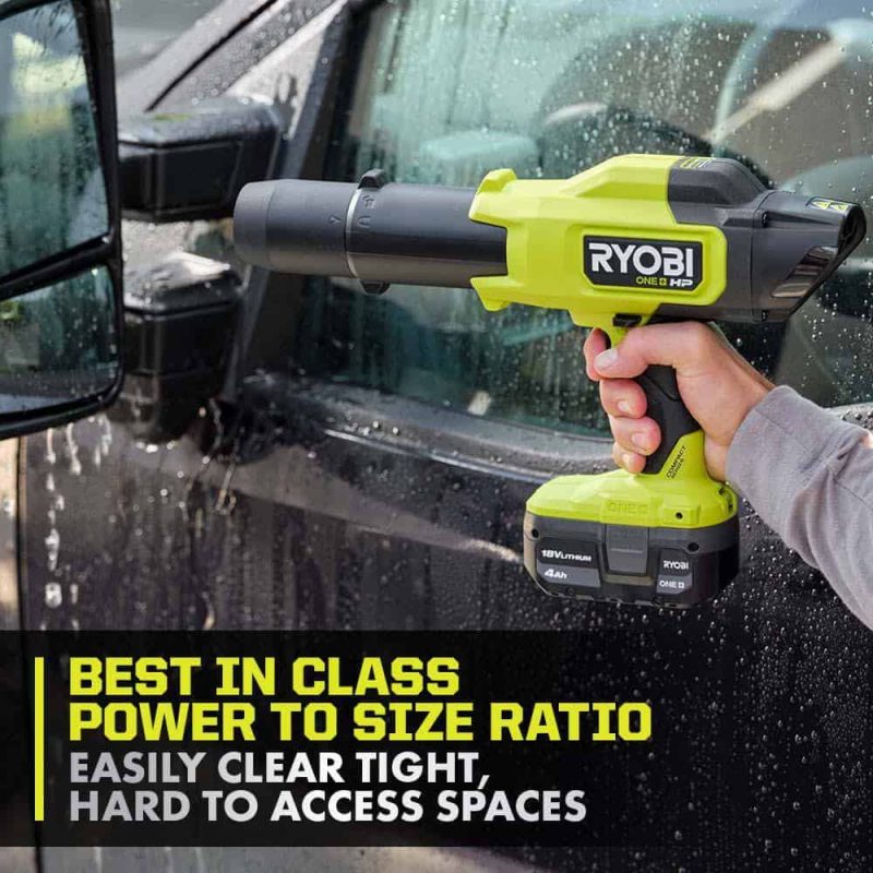 RYOBI ONE+ HP 18V Brushless Cordless Compact Blower, 220 CFM, 140 MPH, Tool-Only - Image 5
